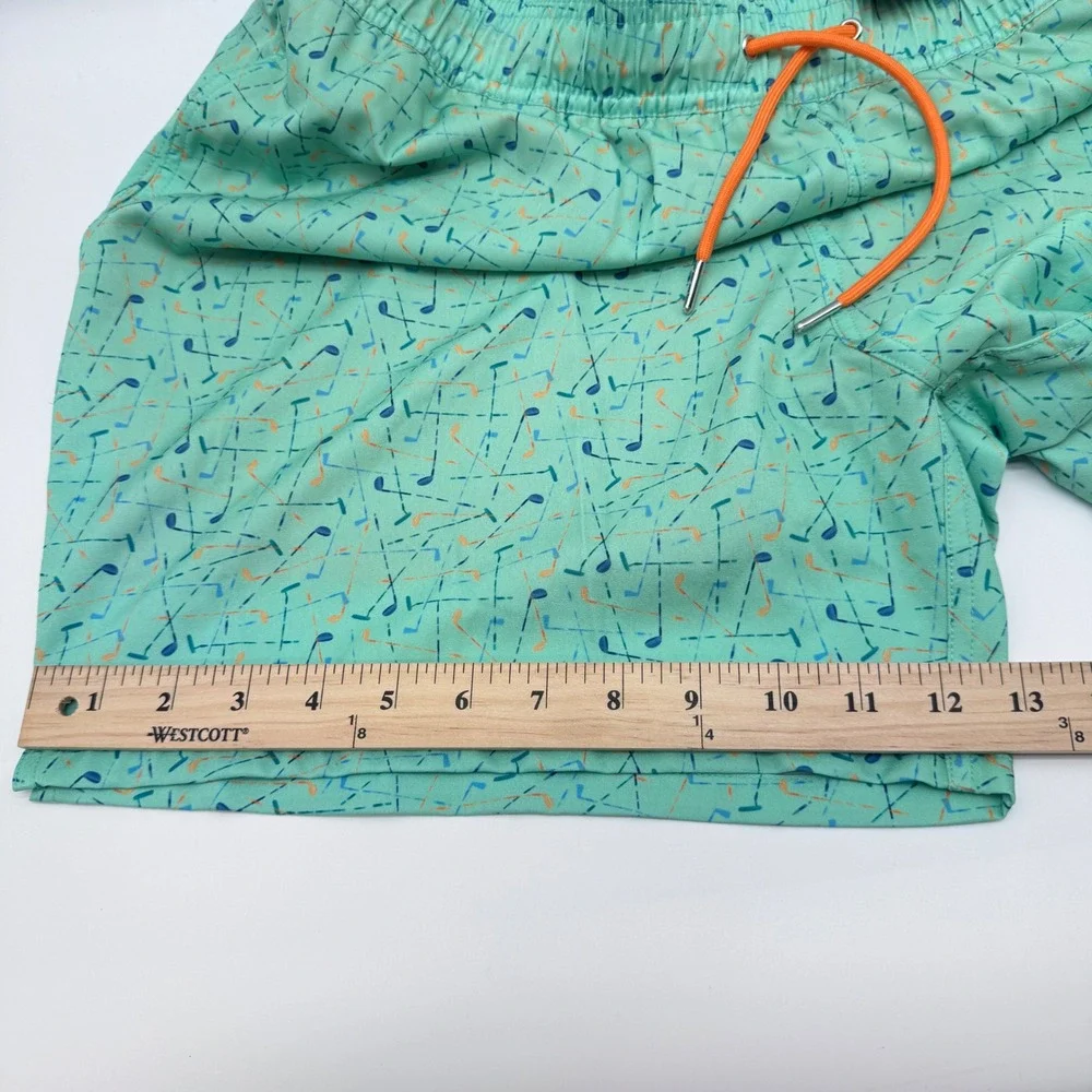 Robert Graham Swim Trunks Mens XL Teal New